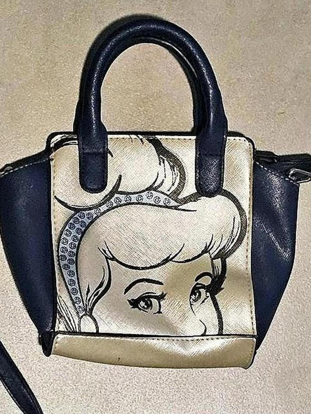 Disney Cinderella Blue and Navy Mini Satchel Handbag